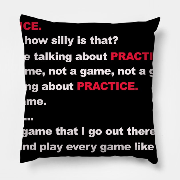 Practice Speech Pillow by Philly Drinkers