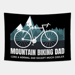 Mountain Bike Dad Tapestry