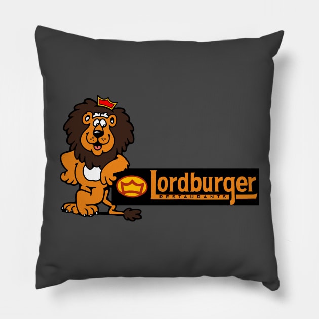 Lordburger Leo the Lion Pillow by carcinojen