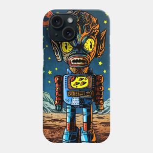 Invasion of the Tin Toy Phone Case