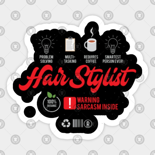 Awesome Graphic Hair Stylist T Shirt Gift Ideas Hair Stylist