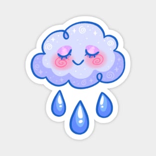 Happy Rain Cloud Magnet