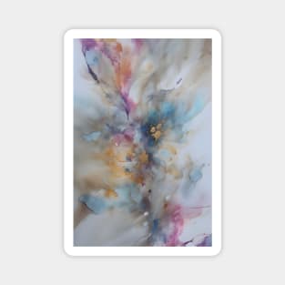 Alcohol Ink Cloud Nebula Magnet