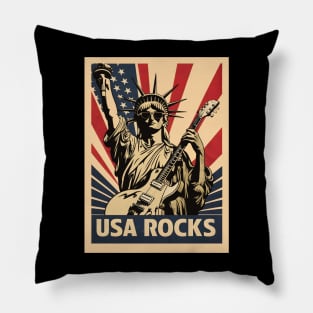 USA ROCKS Pillow