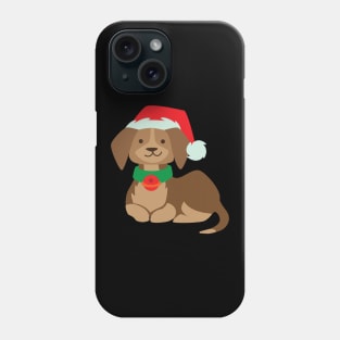 Christmas dog 04 Phone Case