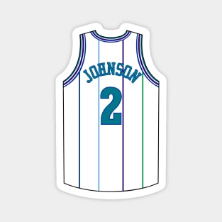 Larry Johnson Charlotte Jersey Qiangy Magnet