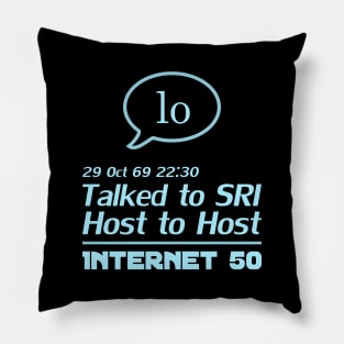 Internet 50 - talked to SRI, Host to host 29 Oct 69 - light blue Pillow