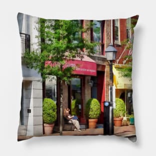 Alexandria VA - Sunny Morning Pillow