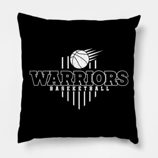 Vintage Pattern Warriors Sports Proud Name Classic Pillow