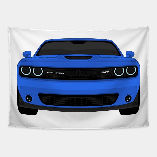 CHALLENGER BLUE Tapestry by VENZ0LIC