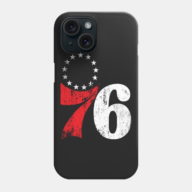 Distressed 76 Logo Phone Case by huckblade