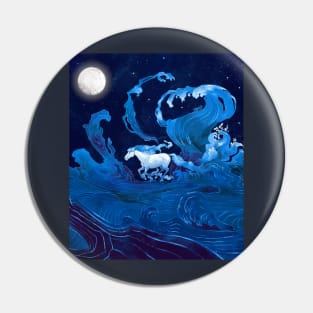 Riding the Wave Pin