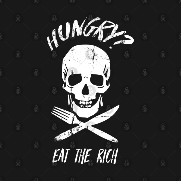 Eat The Rich Skull by EddieBalevo