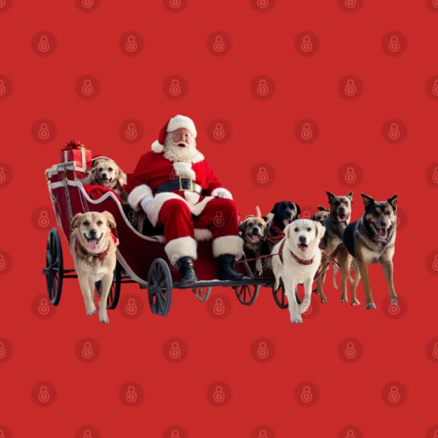 Santa Claus and dogs at Christmas! by Imaginate