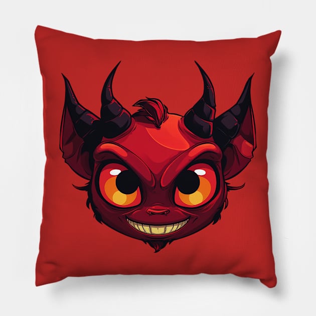 cute devil Pillow by weirdesigns