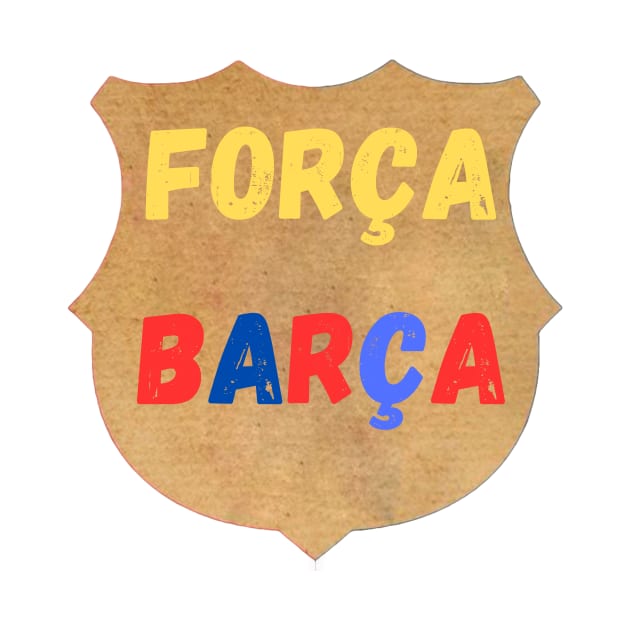 T-SHIRT  ForçaBarça by designs lovers