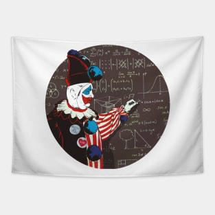 Murder Clown Doing Algebra Tapestry