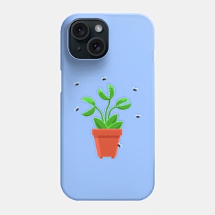 halloween blue venus fly trap Phone Case