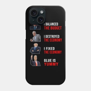 ANTI TRUMP GLUE IS YUMMY Phone Case