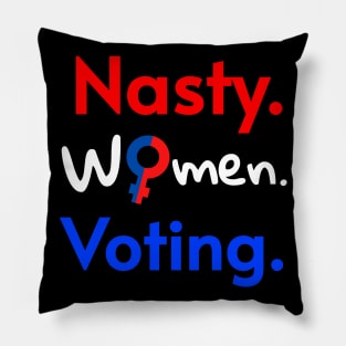 Nasty Women Voting Feminist Design, 2020 Election for Bide Harris President Pillow