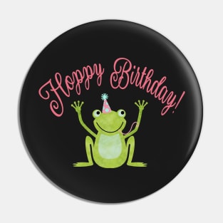 “Hoppy” Birthday Frog Pin