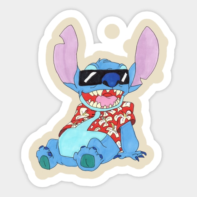 Pegatinas: Stitch  Wallpaper stickers, Cartoon stickers, Cute laptop  stickers