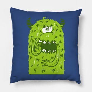 green monster one eye Pillow