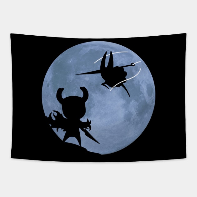 Hollow Knight VS Silksong Tapestry by dankdesigns