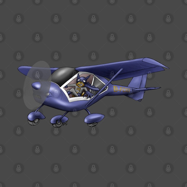 Fox Bat Light Sports Aircraft Pilot design by Funky Aviation