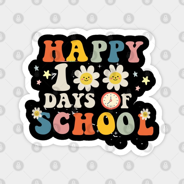 100th days of school 2024 teacher 100th days of school Magnet by BEZZAIM