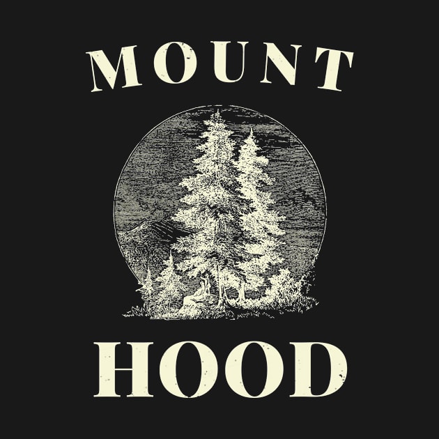 Mount Hood Vintage by victoria@teepublic.com