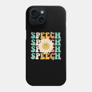 Speech Therapy Retro Speech Language Pathologist Therapist Phone Case