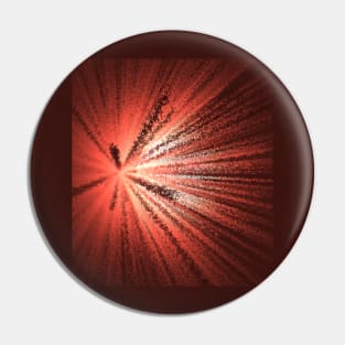 Red star explosion Pin