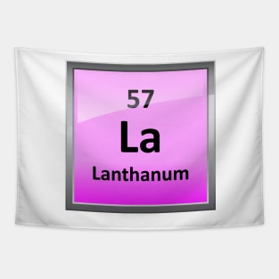 Lanthanum Periodic Table Element Symbol Tapestry