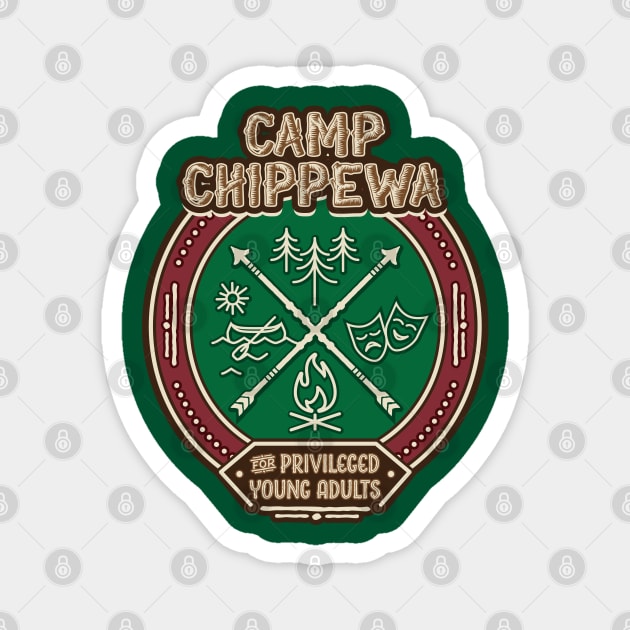 Camp Chippewa Magnet by Nazonian