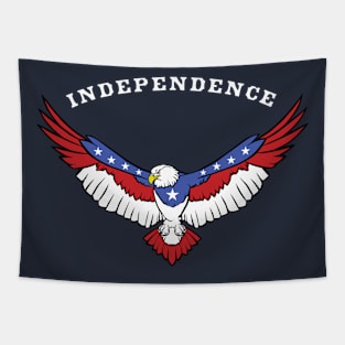 Patriotic American Eagle Red White Blue Stars Tapestry