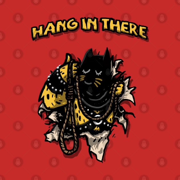 Kitty says Hang in there! by jonah block