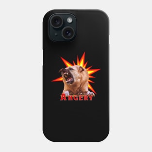 Angery dog Phone Case