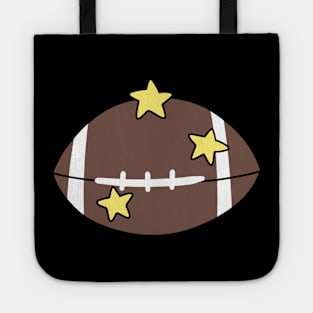 Starry Football Tote