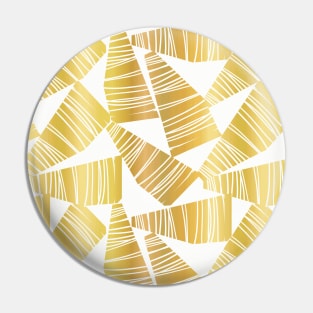 Golden Abstract Shapes Collage Pin