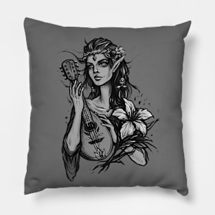 Elf bard Pillow