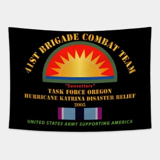 41st Brigade Combat Team - Katrina Disaster Relief  w HSM SVC Tapestry