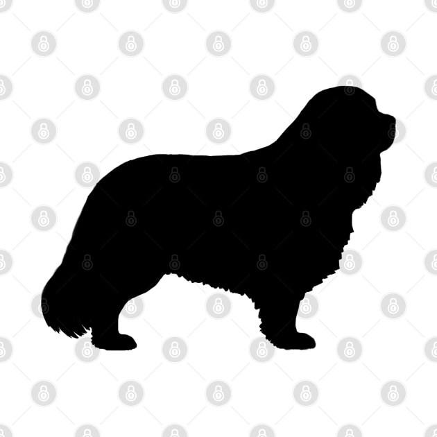 Cavalier King Charles Spaniel Silhouette by Coffee Squirrel