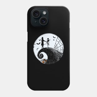 Jack and sally proposal Phone Case