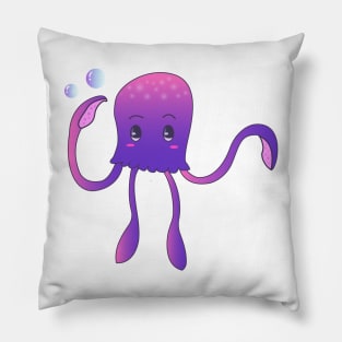 Jun the Happy Squid Pillow