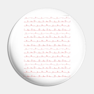 love doodle red Pin