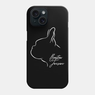 Proud Boston Terrier profile dog lover Bostie Phone Case