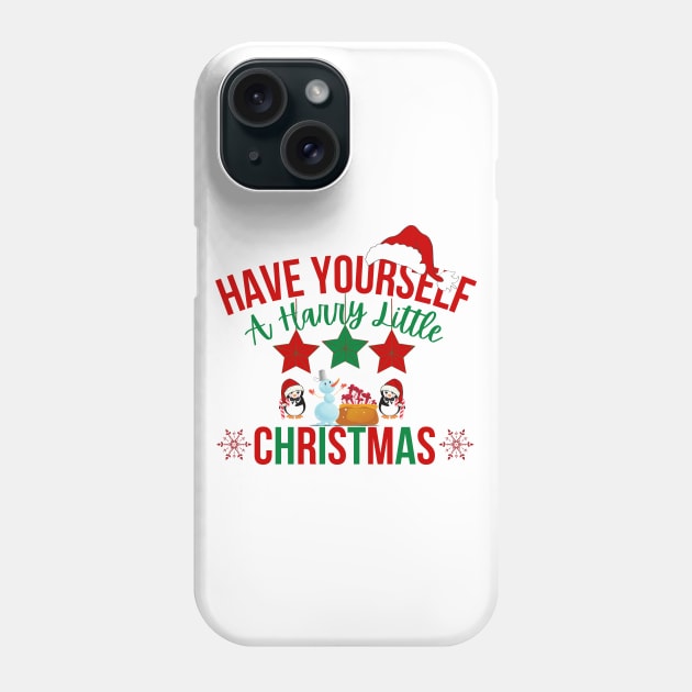 Have yourself a Harry little Christmas Merry Christmas Phone Case by The Sober Art