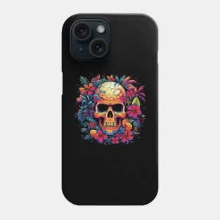 Tropical Pirate Skull Phone Case