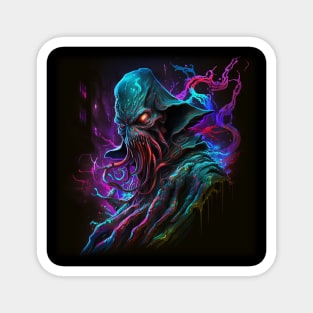 Mindflayer D&D Monster Graffiti Magnet